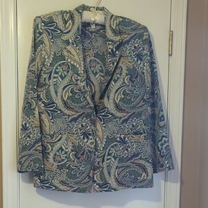 Elegant Paisley Women's Blazer